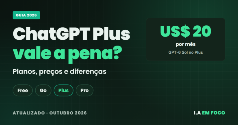 ChatGPT Plus vale a pena? Planos e preços comparados 2026