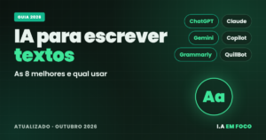 IA para escrever textos: as 8 melhores de 2026 e qual usar