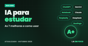 IA para estudar: as 7 melhores de 2026 e como usar cada uma