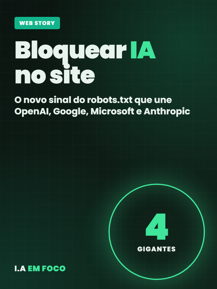 Bloquear IA no site: o novo sinal do robots.txt em 6 pontos