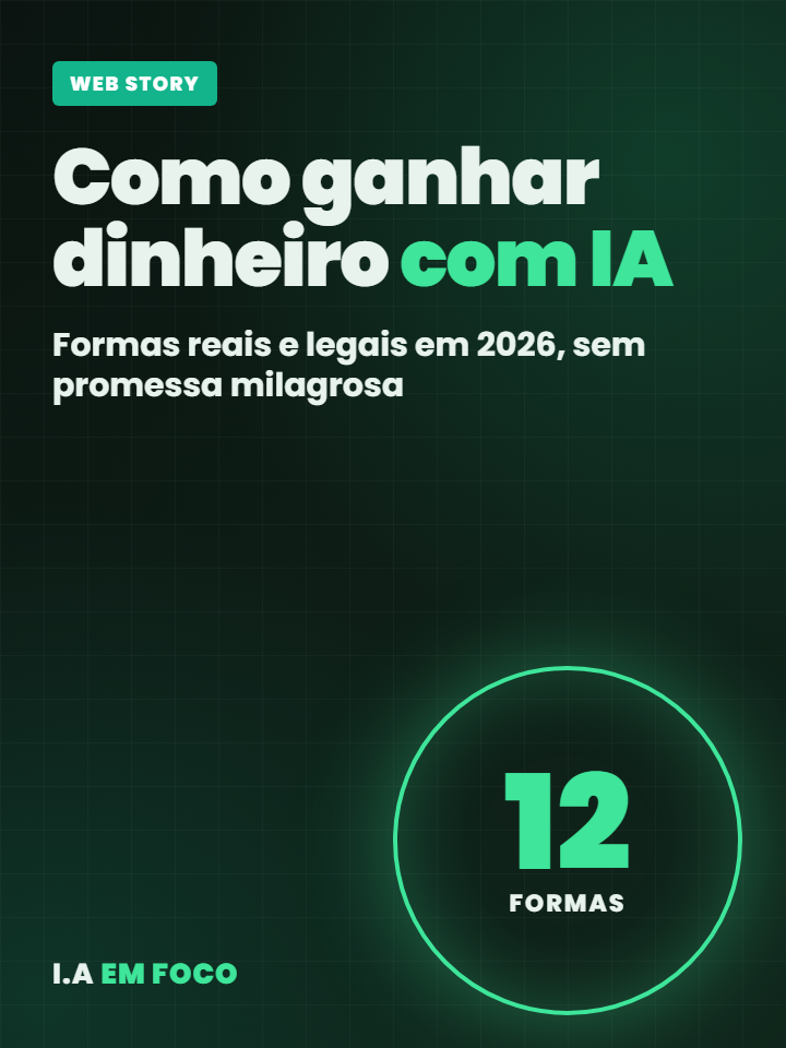 Como ganhar dinheiro com IA em 2026: 12 formas reais