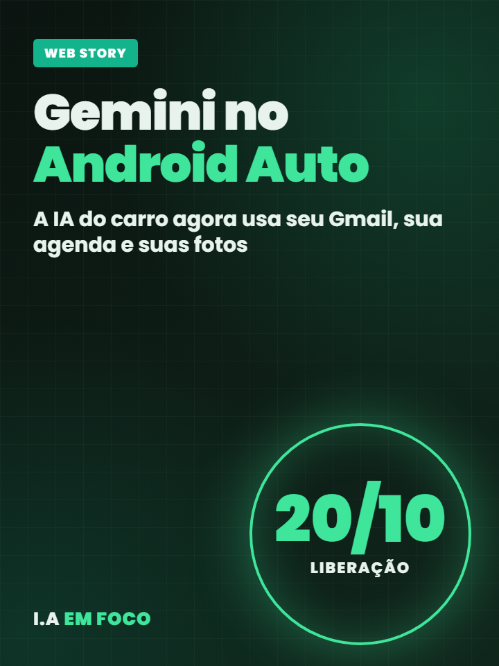 Gemini no Android Auto: a IA do carro agora usa seu Gmail e agenda