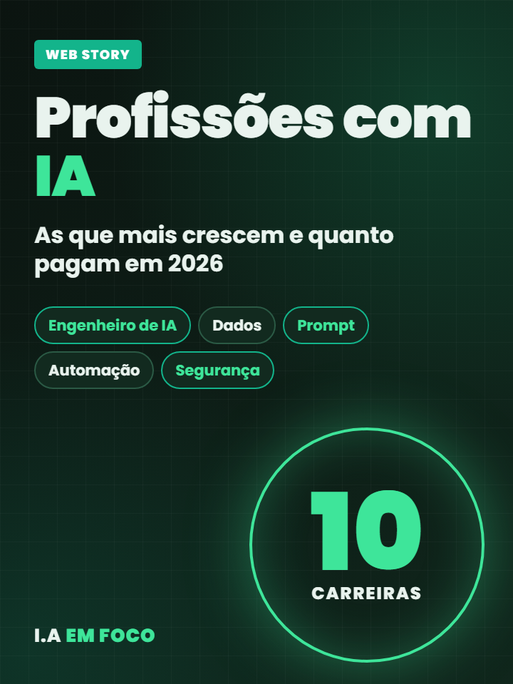 Profissões com IA: as que mais crescem e quanto pagam em 2026