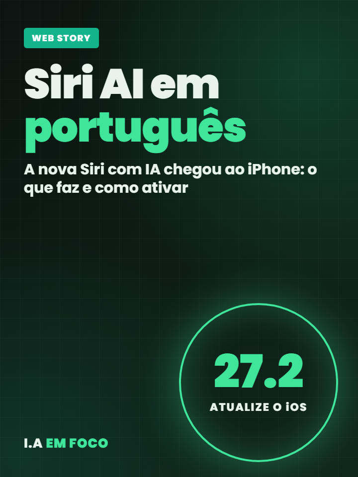 Siri AI em português chega ao iPhone: o que muda e como usar